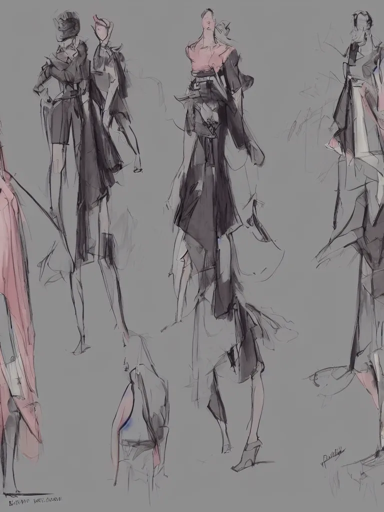 Image similar to fashion show by disney concept artists, blunt borders, rule of thirds