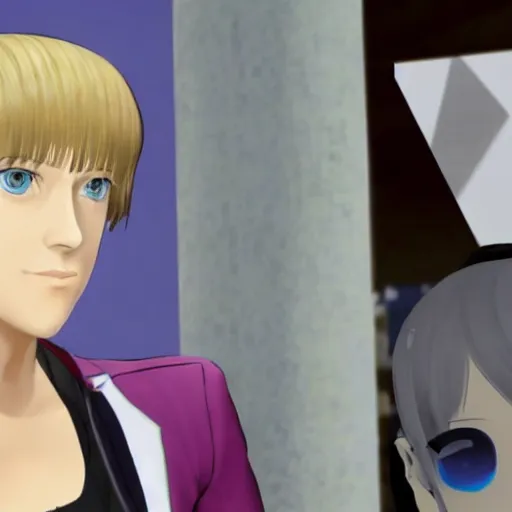 Prompt: Chloe Sevigny in Persona 3