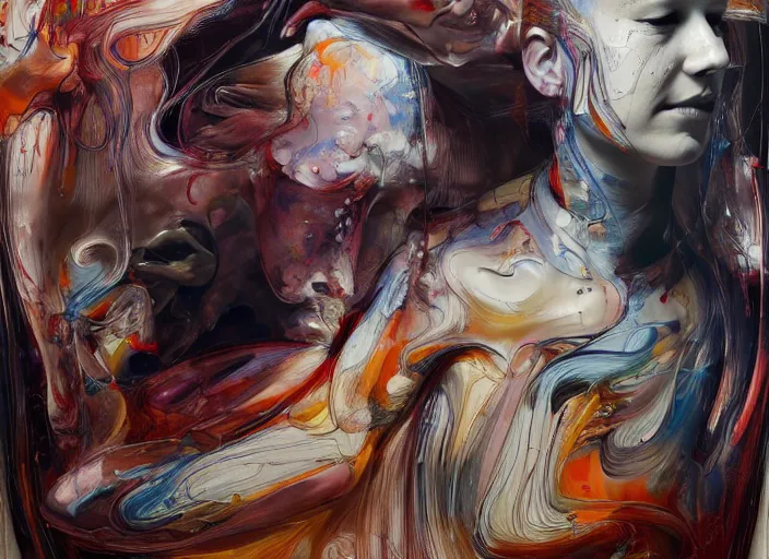 Prompt: it is only with the heart that one can see rightly ; what is essential is invisible to the eye. by jenny saville, scifi, neo - gothic, intricate, rich deep colors. part by james jean, part by adrian ghenie and gerhard richter.