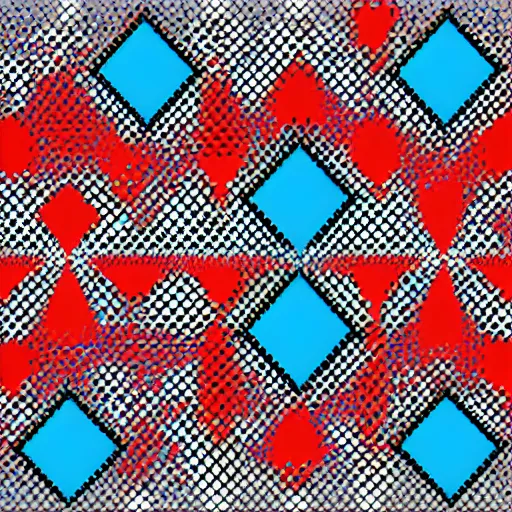 Image similar to cyan and red and black and white crystal, Y2K vector art, 4K HD