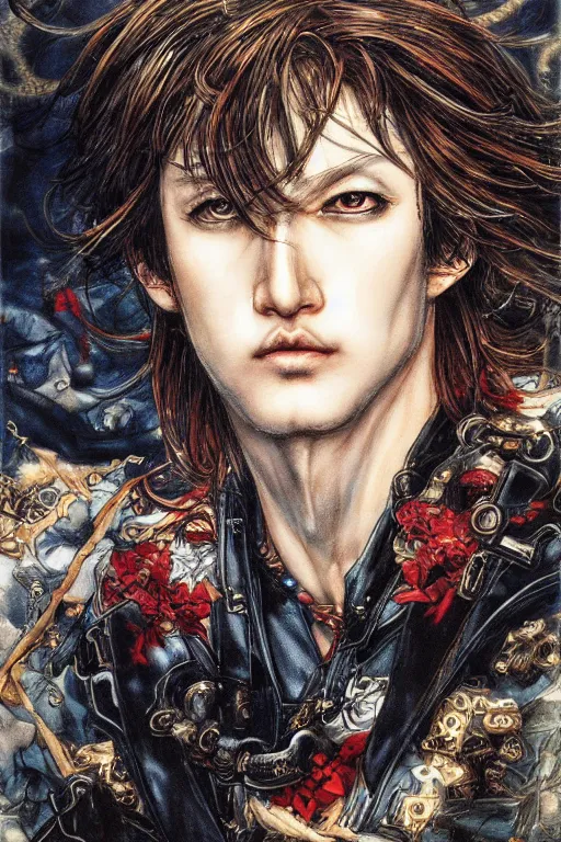 Image similar to a portrait of a character, by Ayami Kojima