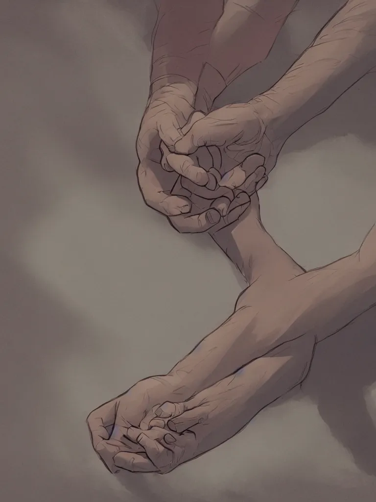 Image similar to hold my hand by disney concept artists, blunt borders, rule of thirds