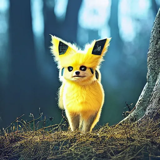 Prompt: national geographic professional photo of jolteon, award winning