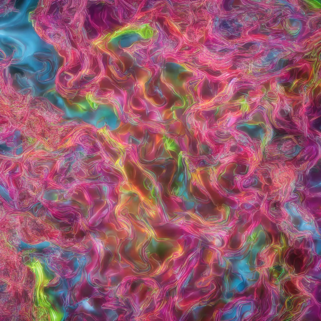 Image similar to painful pleasures by lynda benglis, octane render, colorful, 4 k, 8 k