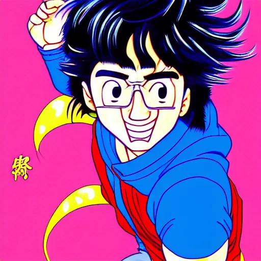 Image similar to a detailed digital art of jackie chan dressed as salior moon in the style of naoko takeuchi and akira toriyama, beautiful, artstationhq, award - winning art,