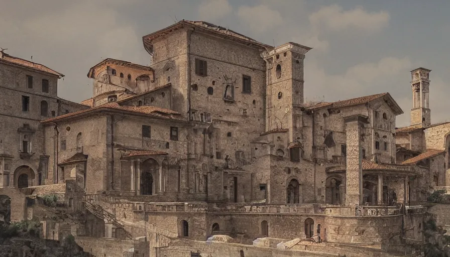 Image similar to italy historical sites by hiroshi yoshida, artstation, cinematic composition