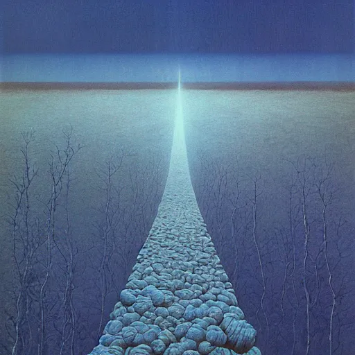 Image similar to LSD. Zdzisław Beksiński.