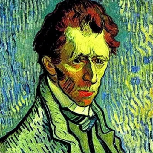 Image similar to chopin painted by van gogh