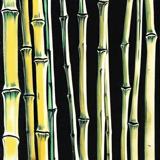 Image similar to bamboo, ink, xu wei