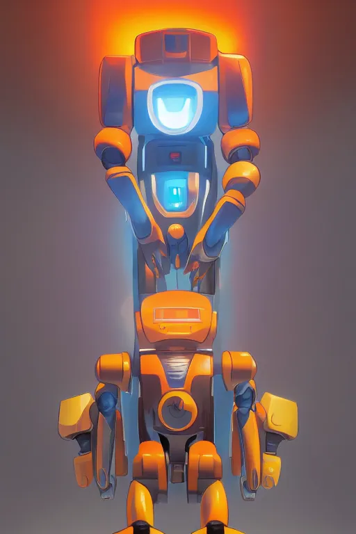 Image similar to metabots medabots medarotto medarot robot minimalist comics, behance hd by jesper ejsing, by rhads, makoto shinkai and lois van baarle, ilya kuvshinov, rossdraws global illumination ray tracing hdr radiating a glowing aura