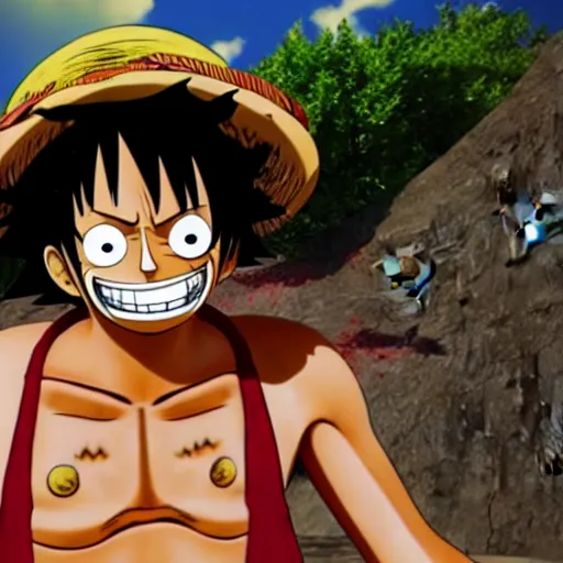 luffy's gear 5 one piece, anime, Stable Diffusion