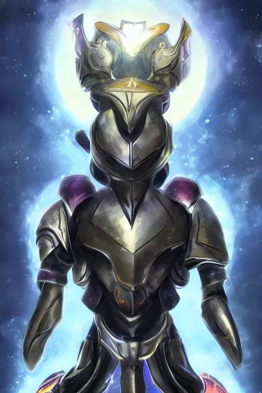 Image similar to helmet armor guardian destiny in witch queen illumination ray tracing hdr fanart arstation by sung choi robot ninja mask and eric pfeiffer and gabriel garza and casper konefal