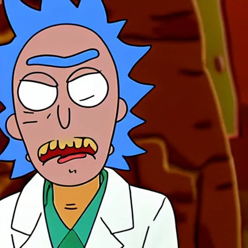 Prompt: rick from rick and morty