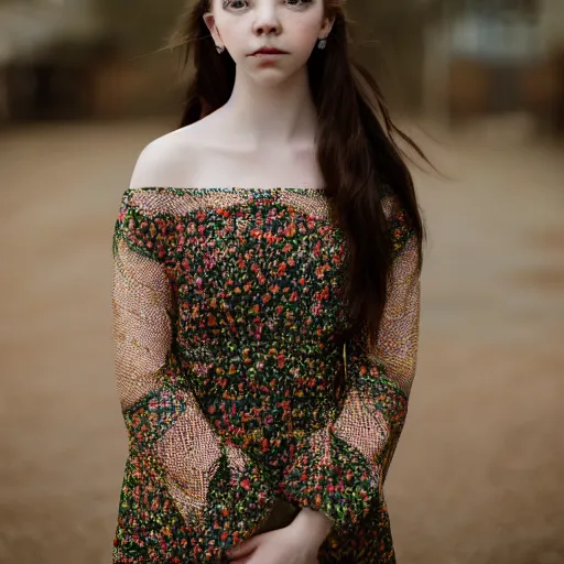 Image similar to anya taylor joy portrait, canon eos r 3, f / 1. 4, iso 2 0 0, 1 / 1 6 0 s, 8 k, raw, unedited, symmetrical balance, in - frame