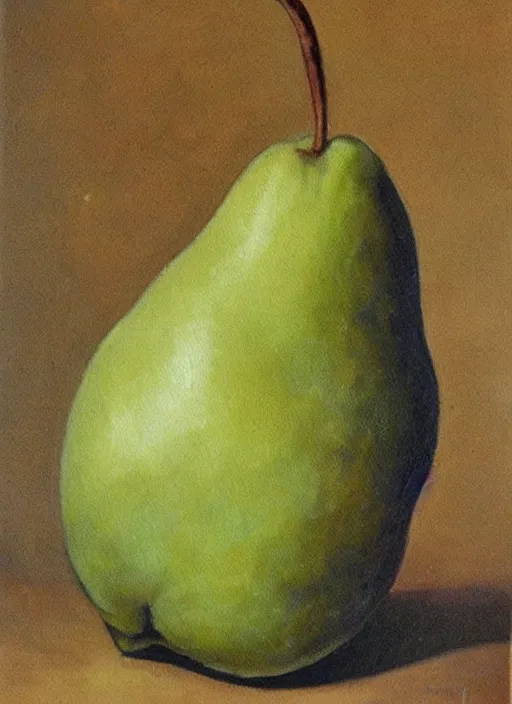 Image similar to vintage beautiful painting of mother's touch pear