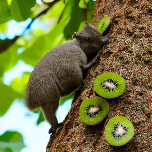Image similar to kiwi growing on a tree