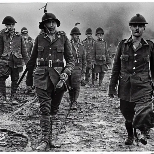 Image similar to johnny depp world war 1 photograph