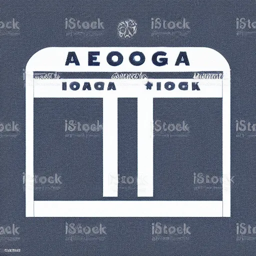 Prompt: modern clean white logo for a gas station called the frankel bodega on a dark blue background, vector art, clean, minimal