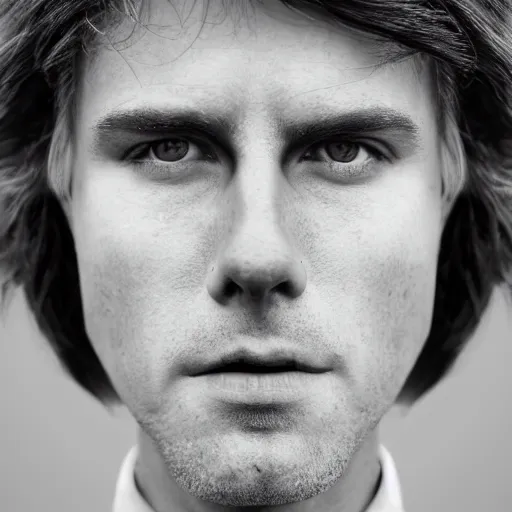 Prompt: closeup portrait of Brian Firkus, zeiss lens, detailed, symmetrical, centered, fashion photoshoot, by Annie Leibovitz and Steve McCurry, David Lazar, Jimmy Nelsson, Breathtaking, 8k resolution, extremely detailed, beautiful, establishing shot, artistic, hyperrealistic, beautiful face, octane render