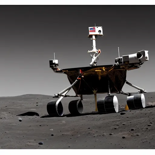 Image similar to Photo of the lunar lander on mars