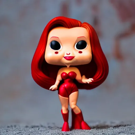 Prompt: jessica rabbit funko - pop