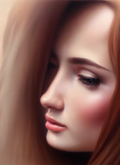 Image similar to photo of a gorgeous young woman in the style of stefan kostic, realistic, sharp focus, 8k high definition, insanely detailed, intricate, elegant, art by artgerm
