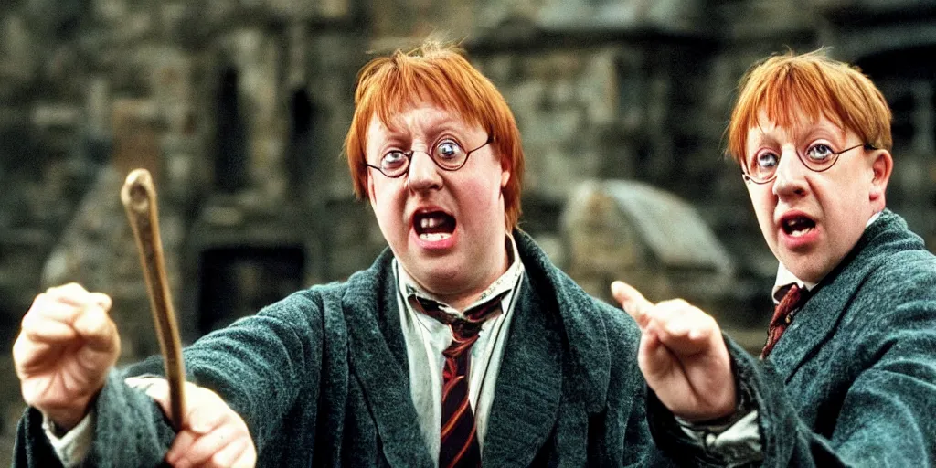 Prompt: Mark Williams as Arthur Weasley in Harry Potter and the Chamber of Secrets (2002)