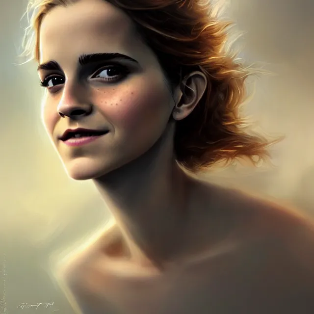 Prompt: cute anthropomorphic emma watson dollar, smiling, perfect face, silver skin, cinematic, elegant, highly detailed, psychedelic, digital painting, artstation, smooth, hard focus, illustration, art by jessica rossier and and brian froud