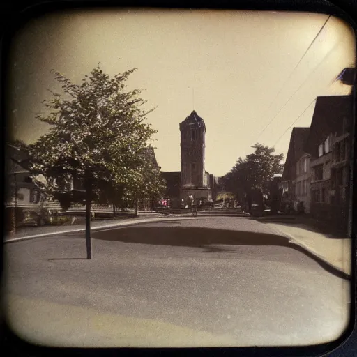 Image similar to pinhole photo colored