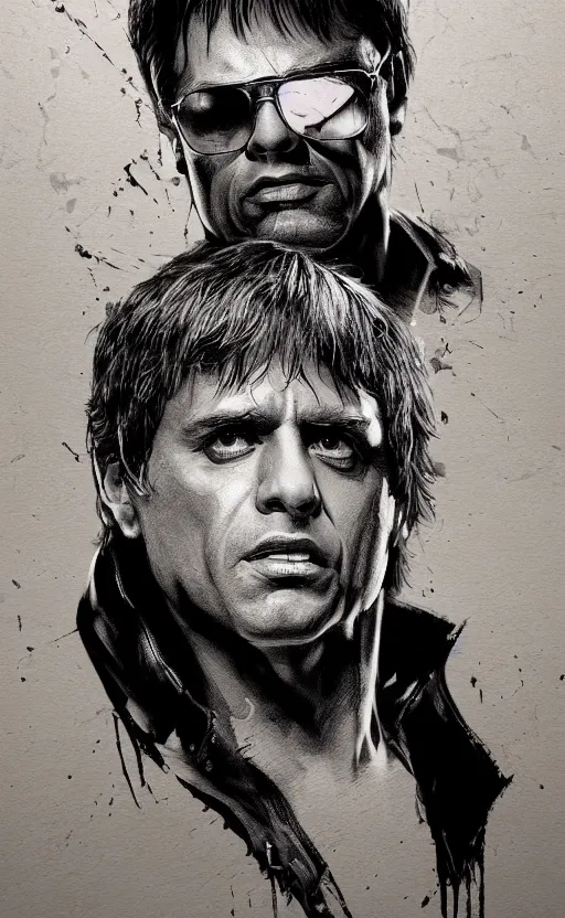 Prompt: scarface 1 9 8 3 movie, posterspy, dynamic lighting, photorealistic concept art, trending on art station, stunning visuals, creative, cinematic, ultra detailed