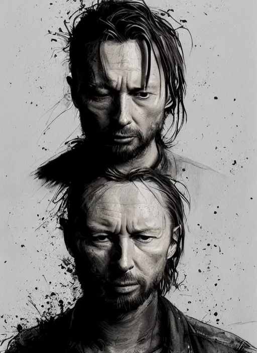 Prompt: portrait, Thom Yorke, watercolor, dramatic lighting, cinematic, establishing shot, extremely high detail, foto realistic, cinematic lighting, pen and ink, intricate line drawings, by Yoshitaka Amano, Ruan Jia, Kentaro Miura, Artgerm, post processed, concept art, artstation, matte painting, style by eddie mendoza, raphael lacoste, alex ross