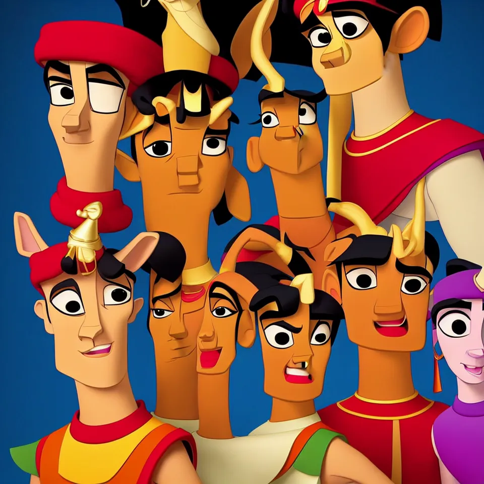 Prompt: How Kuzco!!!!! from (((Disney))) movies would look in Real life . Professional Studio. Portrait in the style of Martin Schoeller. 4K. Ultra Detailed. Close-up. Low Light.