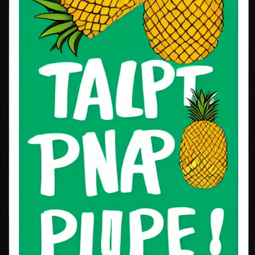 Image similar to text that says Pineapple