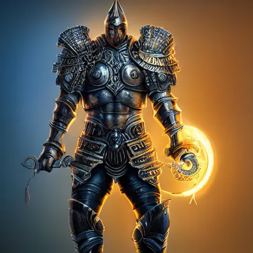 Image similar to highly detailed full body portrait of the god Ares in full armor, digital art, concept art, character art, cinematic lightning, bright colors, intricate, masterpiece, photorealistic, hiperrealistic, sharp focus, high contrast, Artstation HQ, DeviantArt trending, 4k UHD, Unreal Engine 5