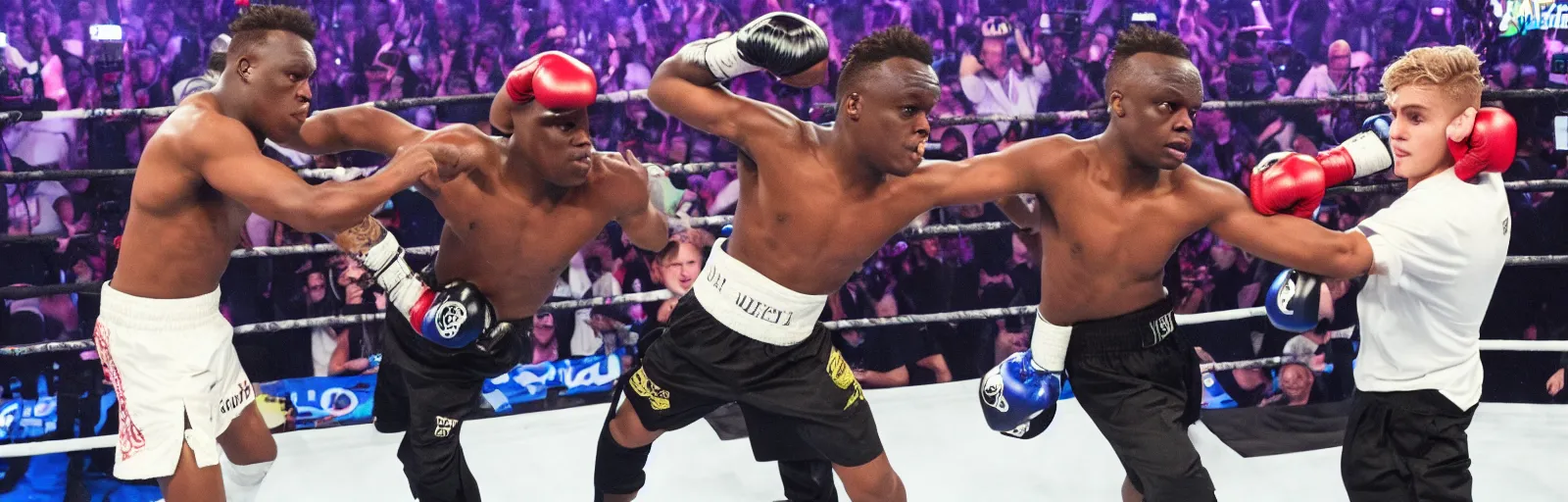 Prompt: ksi fighting jake paul