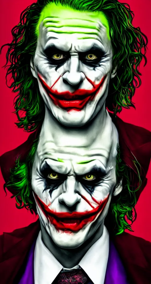 mads mickelson as the joker, portrait, poster, focus, | Stable ...