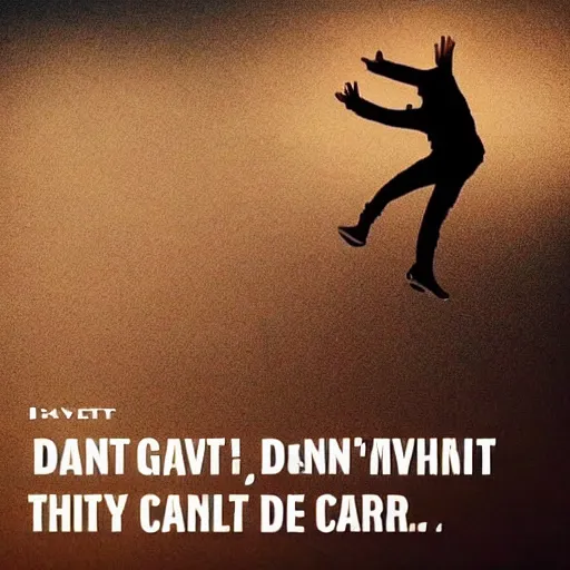 Image similar to gravity don't mean that much to me, now i'm falling near the atmosphere, no shackles on my feet, and i know i may be already gone, just promise you'll stay strong and carry on