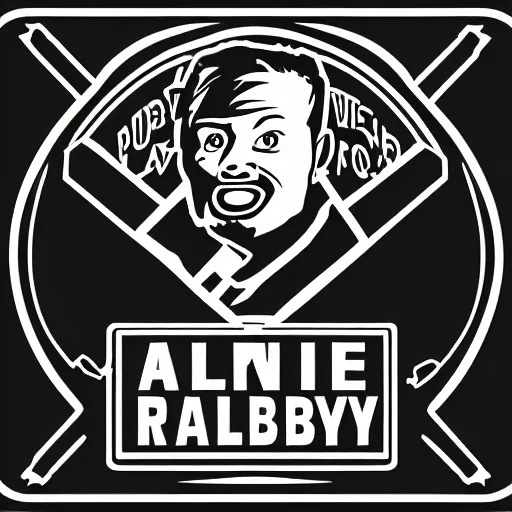 Prompt: warning sign with a vector graphic of paymoneywubby,