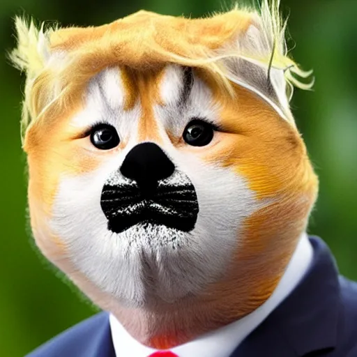 Image similar to donald trump calico critter