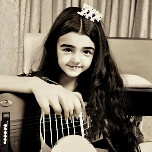 Image similar to teenager Angelina Jordan as a 1960s singer