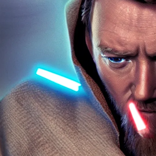 Image similar to obi wan kenobi, 4 k realistic photo