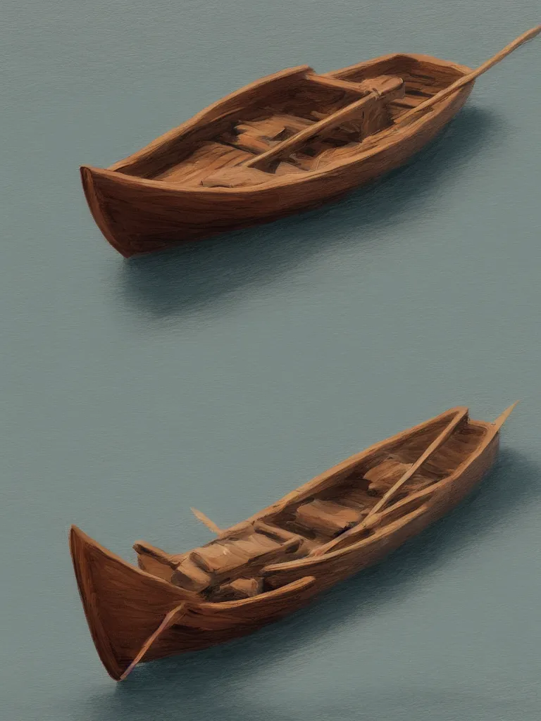 Prompt: rowboat by Disney Concept Artists, blunt borders, rule of thirds