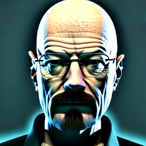 Prompt: walter white in metaverse , 3d render , octane render , 4k , HD , realistic