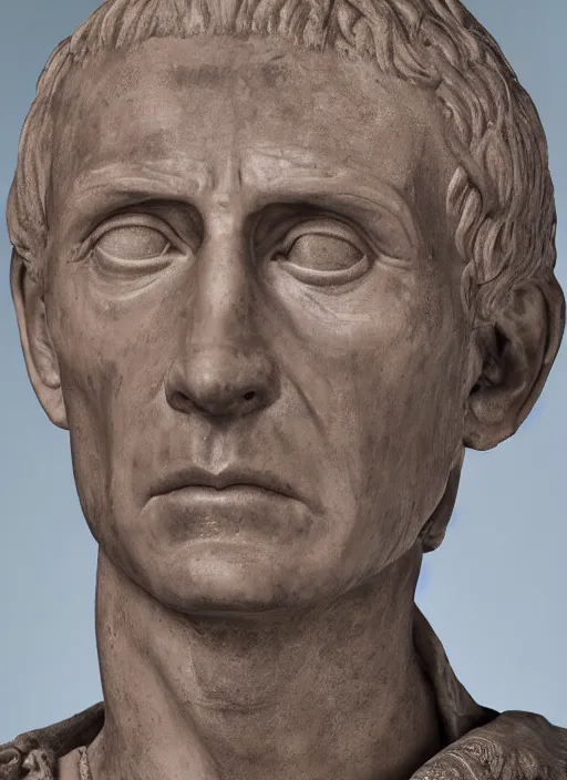 Image similar to a full portrait photo of julius caesar, f / 2 2, 3 5 mm, 2 7 0 0 k, lighting, perfect faces, award winning photography.