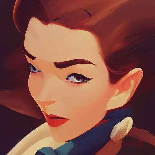 Image similar to face icon stylized minimalist gone with the wind 1 9 3 9, loftis, cory behance hd by jesper ejsing, by rhads, makoto shinkai and lois van baarle, ilya kuvshinov, rossdraws global illumination