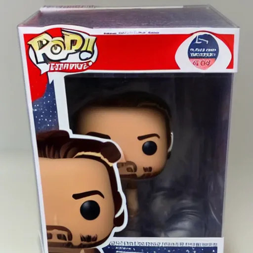 Image similar to face of boe as funko pop still sealed in box, ebay listing ,