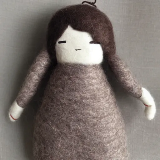 Image similar to wool cloth doll of RM from BTS