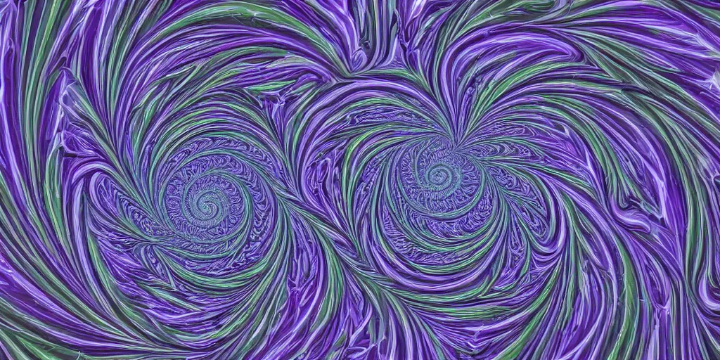 Image similar to mystical fractal pattern that is weaving in the shape of a spiral - h 1 0 2 4