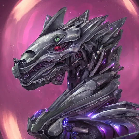 Prompt: detailed mawshot of a giant beautiful stunning goddess anthropomorphic hot robot mecha female dragon, silver sharp streamlined armor, detailed maw, glowing Purple LED eyes, eating a tiny human, food pov, micro pov, dragon art, macro art, furry art, vore, furaffinity, DeviantArt, Eka's Portal, G6