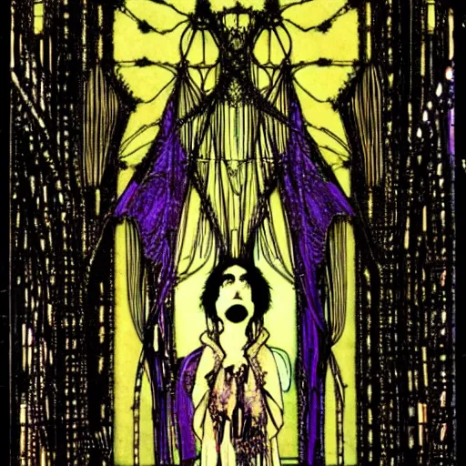 Image similar to Serial experiments lain by Harry Clarke